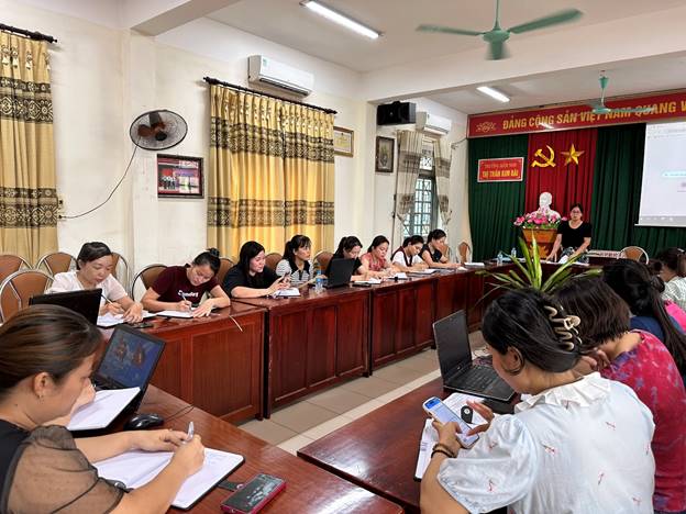 🌸 Sinh Hoạt Chuyên Môn: Thống Nhất Ngân Hàng Mục Tiêu Các Độ Tuổi & Ứng Dụng AI Trong Giáo Dục 🌸